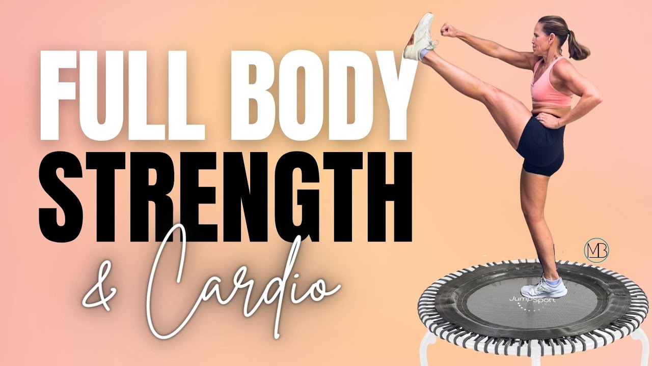 40 MIN Rebounder Intervals | Cardio & Strength | with Weights