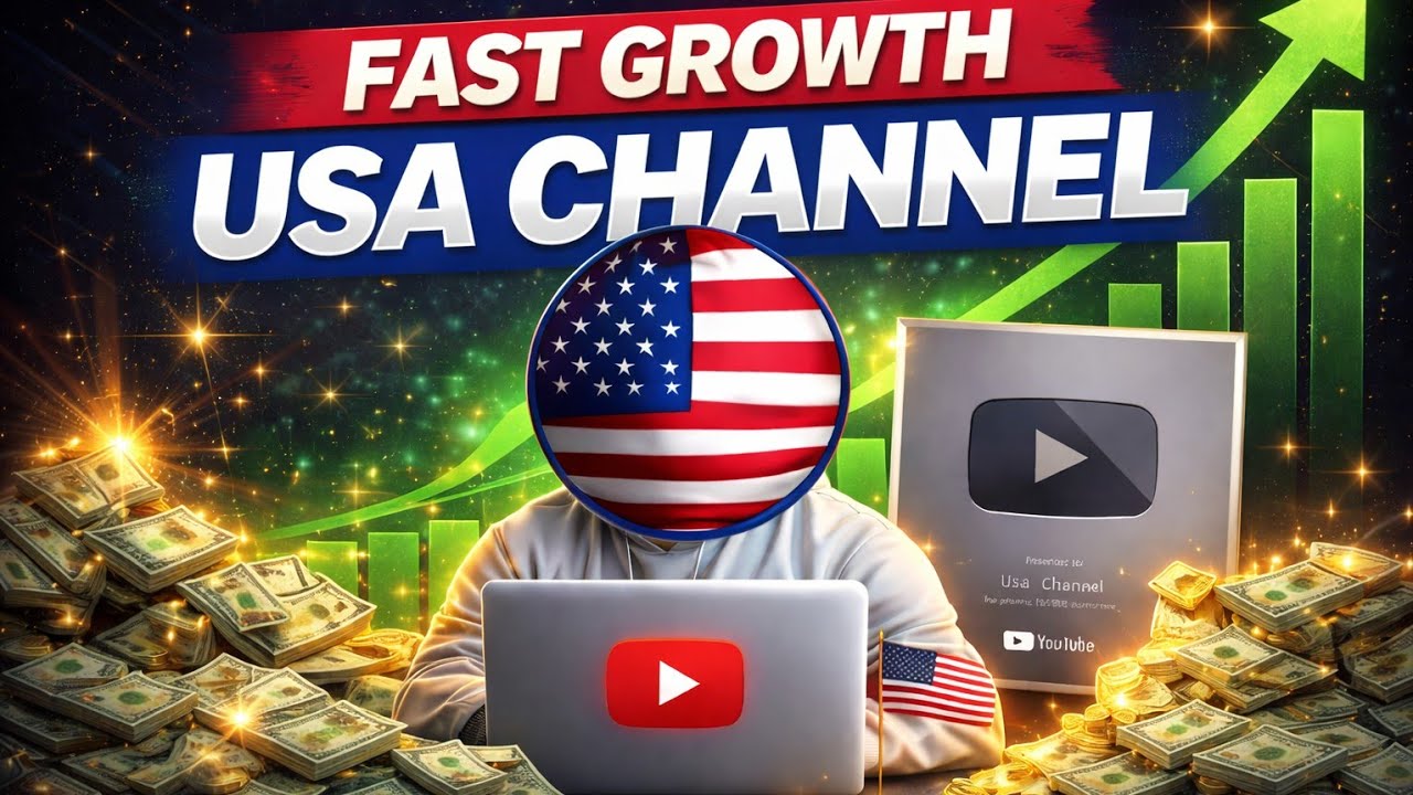 USA YouTube Channel 2026 🇺🇸 | Earn in Dollars 💵 (Beginner Guide)