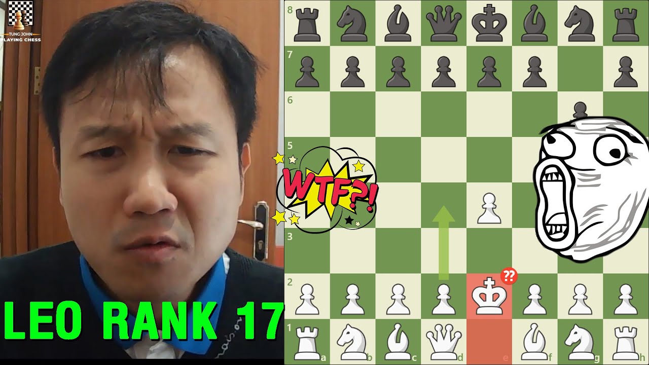 Leo Rank #17 - TungJohn Chơi Bongcloud, áp sát mốc ELO 1500 - Road to ELO 2000