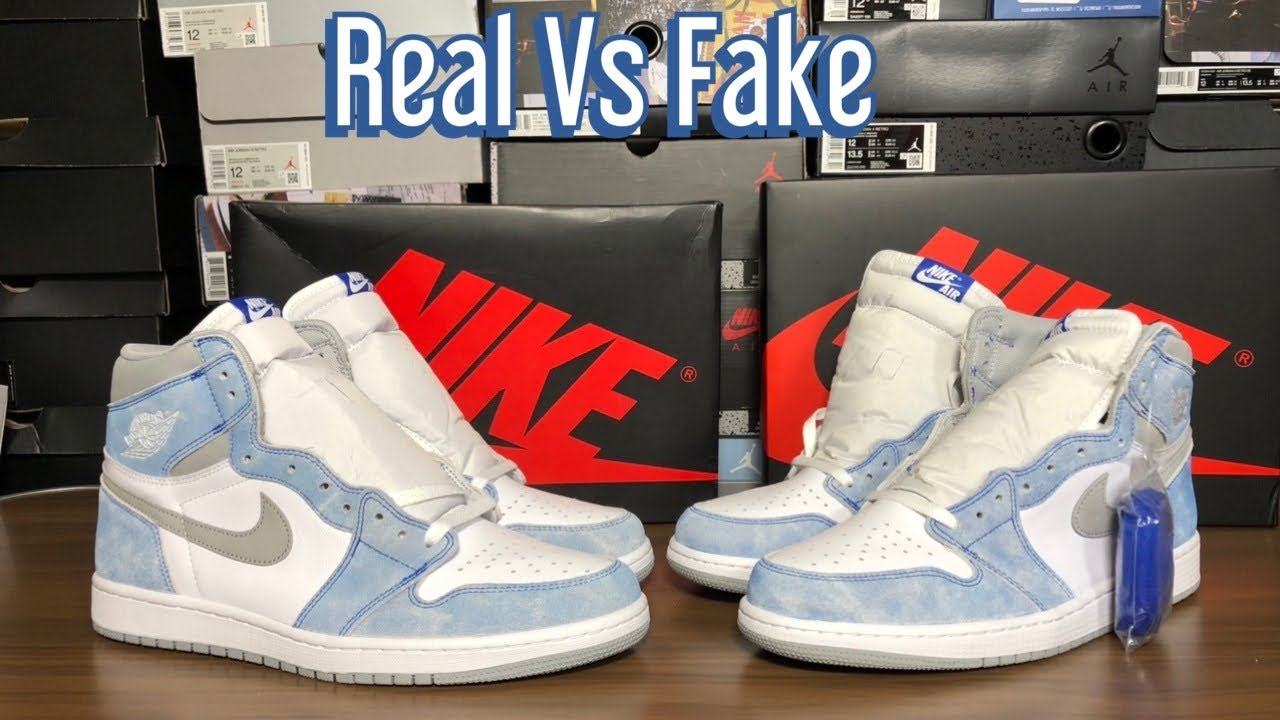 Air Jordan 1 Hyper Royal Real vs Fake review. Fakes are getting better!