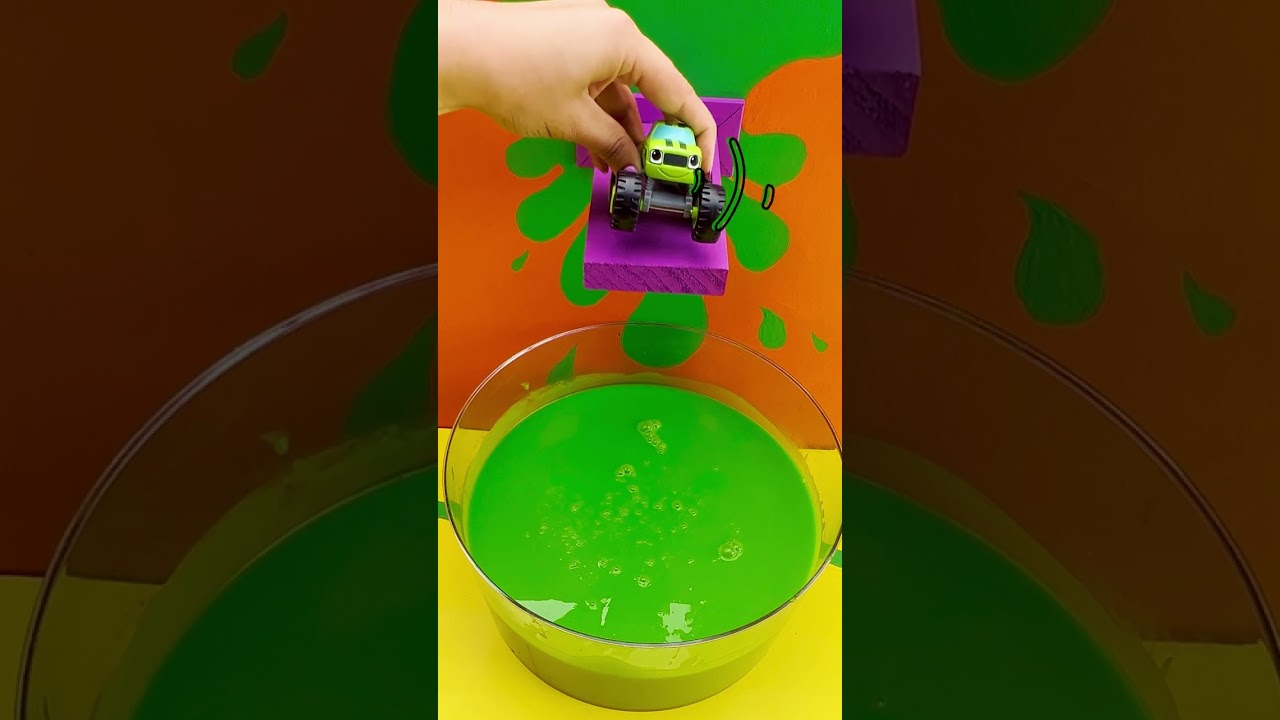 Pickle pushes Crusher into a pool of SLIME! 