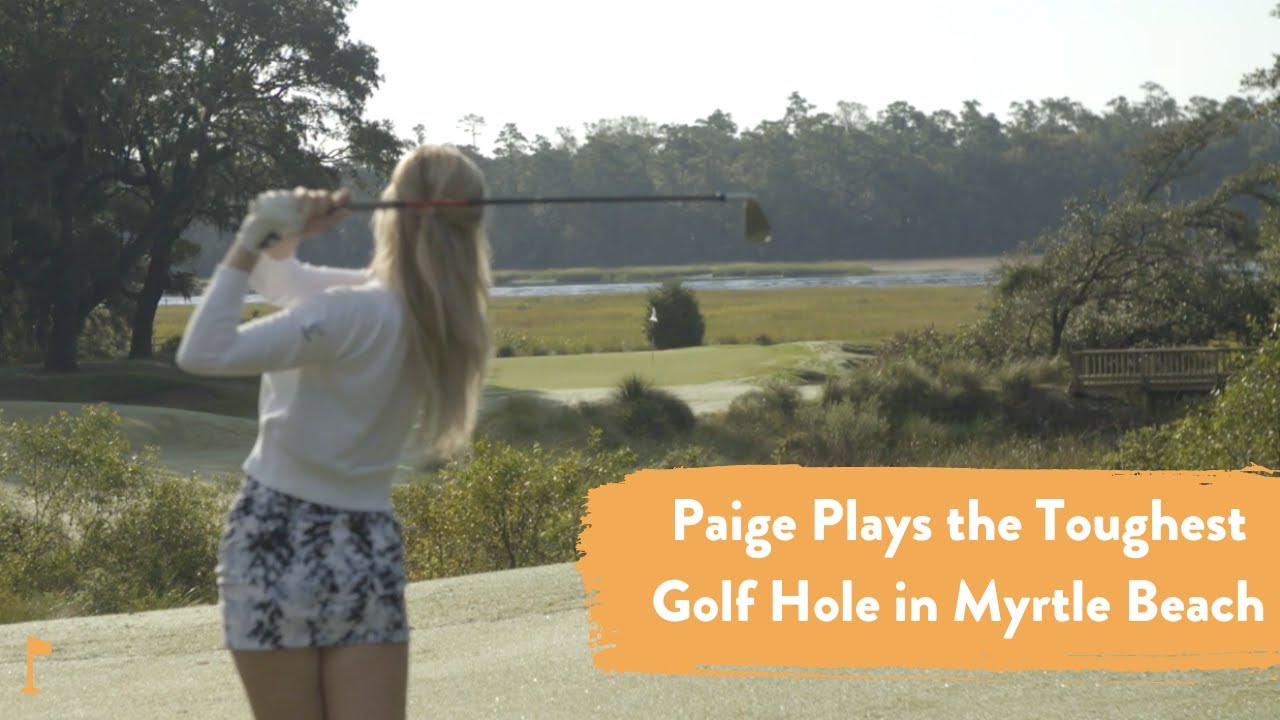 Paige Spiranac Plays Glen Dornoch