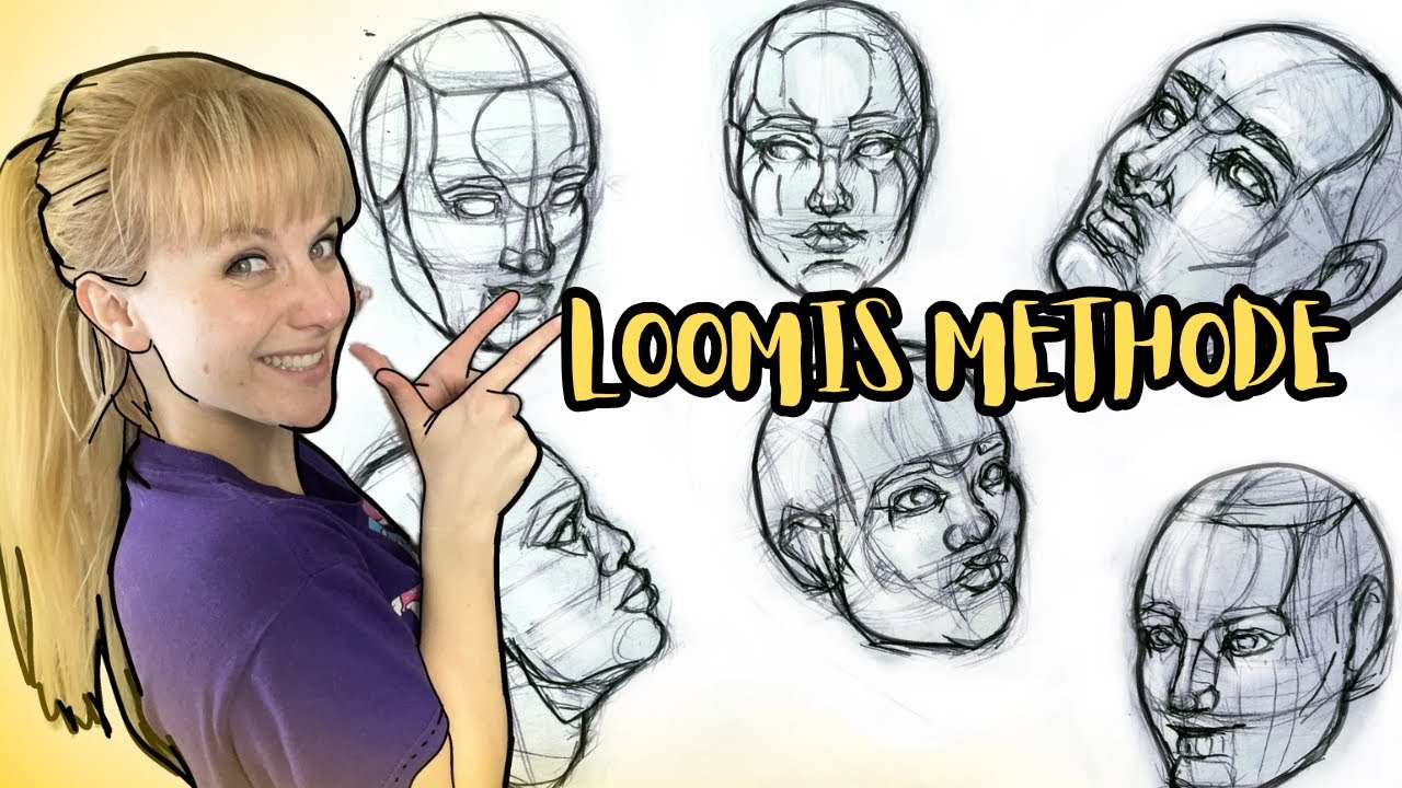 Gesichter Zeichnen Lernen Mit Der LOOMIS METHODE - Anfänger Tutorial Zum MITZEICHNEN