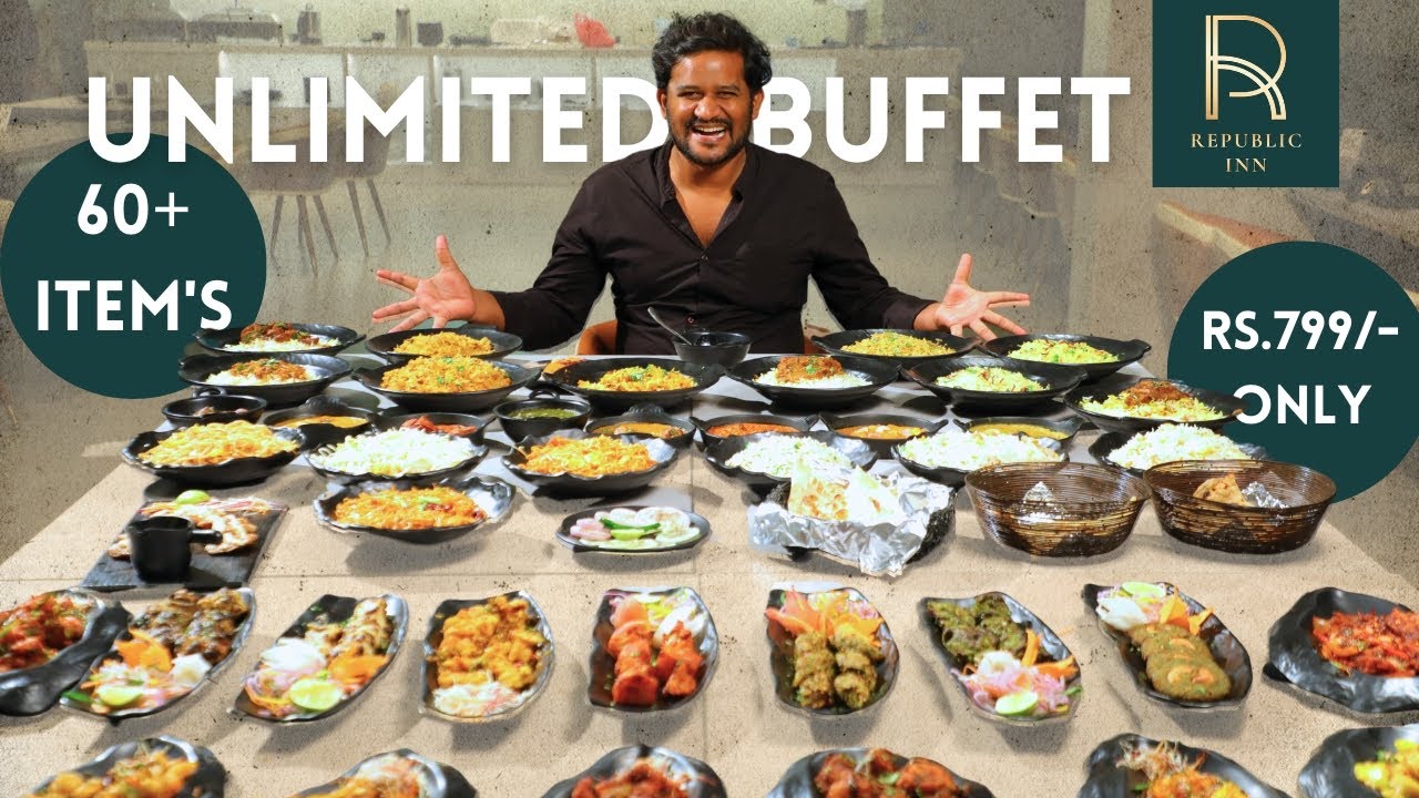 Unlimited Non Veg Buffet in Tirupati | REPUBLIC INN | Below 5 year's Free 😳👌