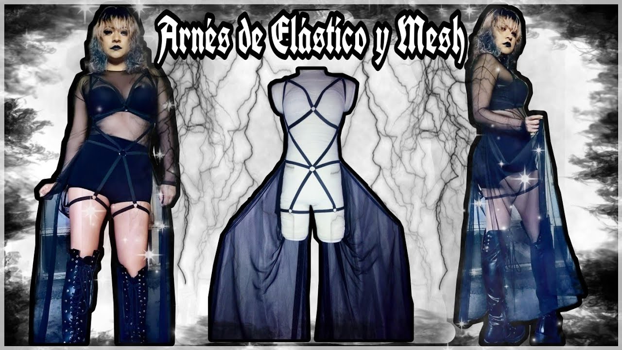 Arn&eacute;s completo de el&aacute;stico y mesh 🖤 - DIY 🖤 Lady Blue