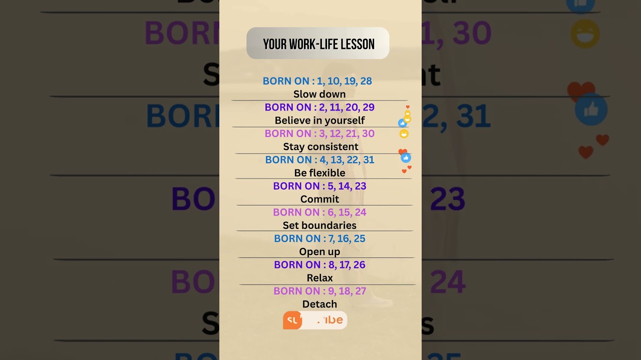 Your Work-Life Lesson 