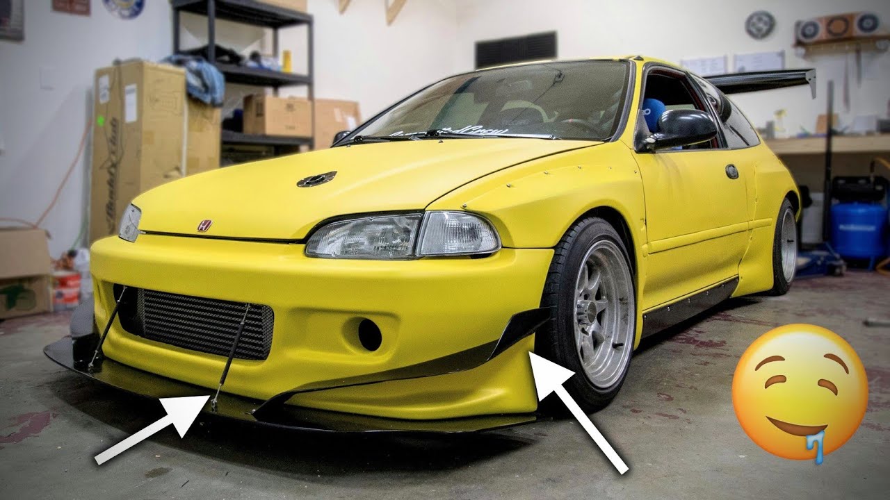 Installing Canards on the Widebody Civic!