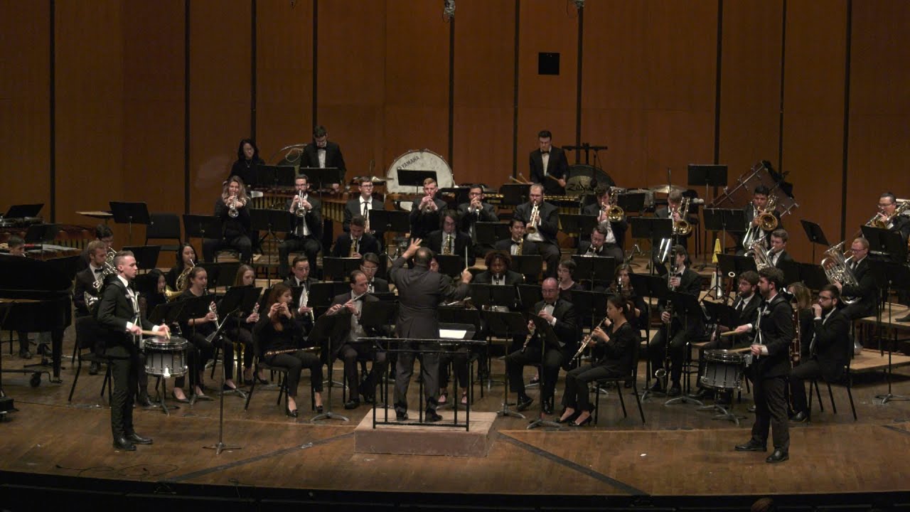 MSU Wind Symphony - Adam Schoenberg's Symphony No  2 Migration | 2.6.2020