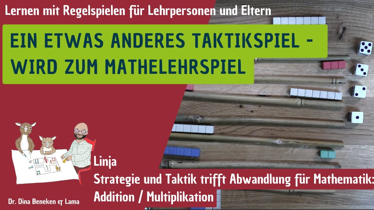 🦙 Spielend lehren mit Linja: Abwandlung eines interessanten Taktikspiels für die Rechenförderung