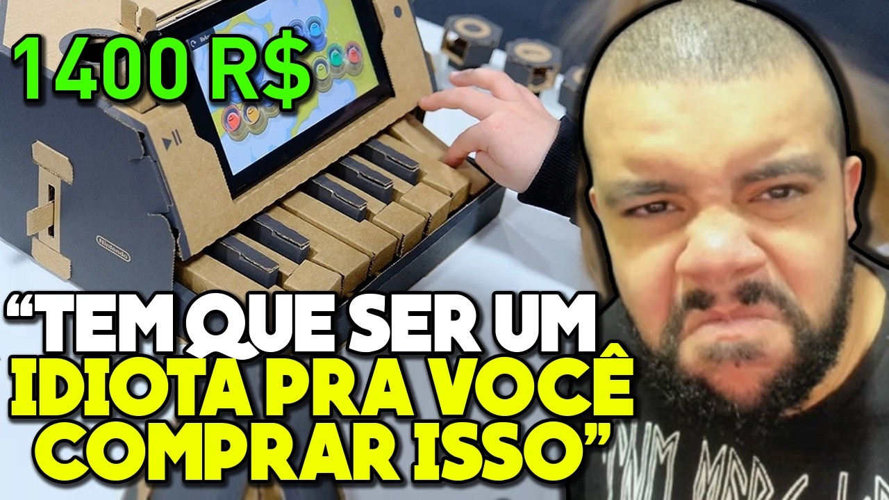 LUANGAMEPLAY NÃO ACREDITOU QUE EXISTE NINTENDO DE PAPEPELÃO POR 1400 REAIS