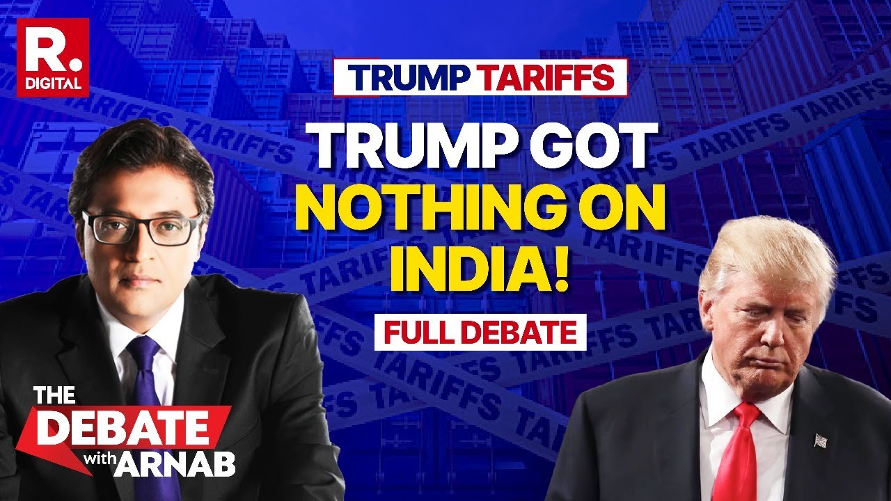 Debate With Arnab: Indian Economy Marches On Despite Trump's Tariff, World Looks Up To It