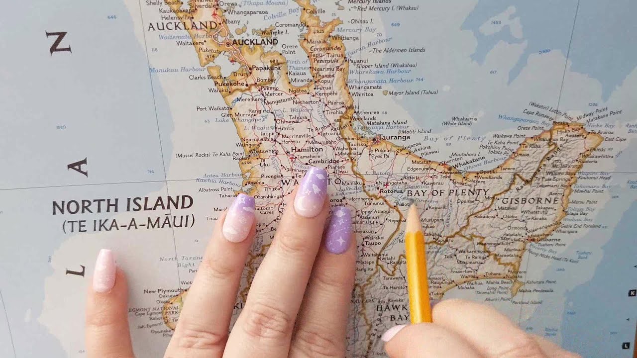 ASMR ~ Bay Of Plenty, New Zealand History & Geography ~ Soft Spoken Map Tracing Google Earth