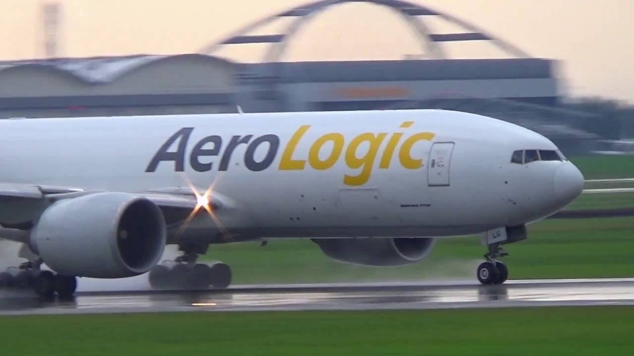 AeroLogic B777F Hamburg Airport || D-AALG