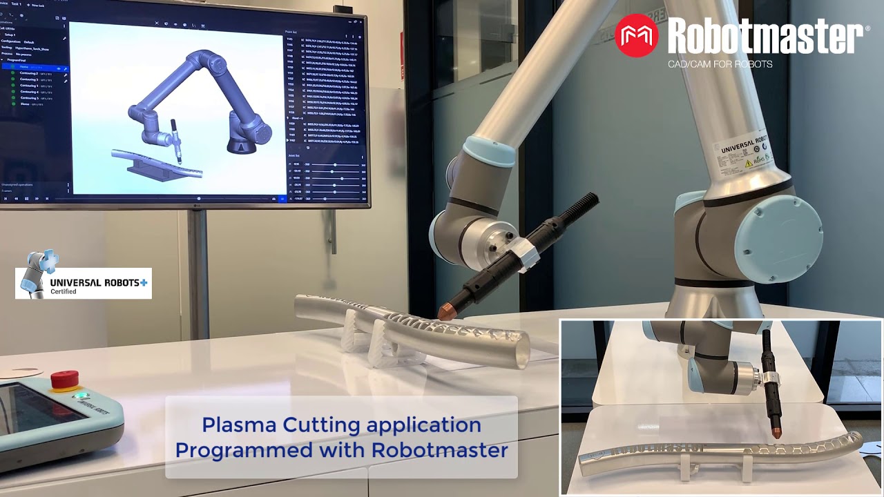 Plasma Cutting with Robotmaster and Universal Robots