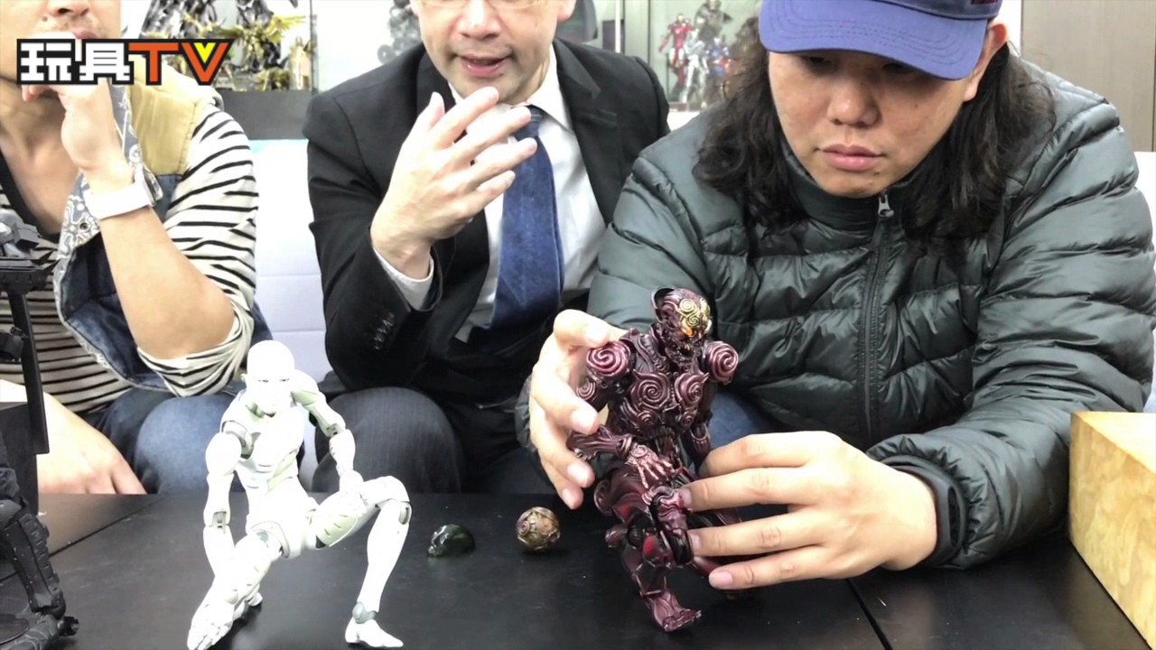 玩具TV S02 EP2 P6 ： 「爆玩具」1000Toys 1/6 竹谷隆之 : 縄文傀儡 ~ 燕脂