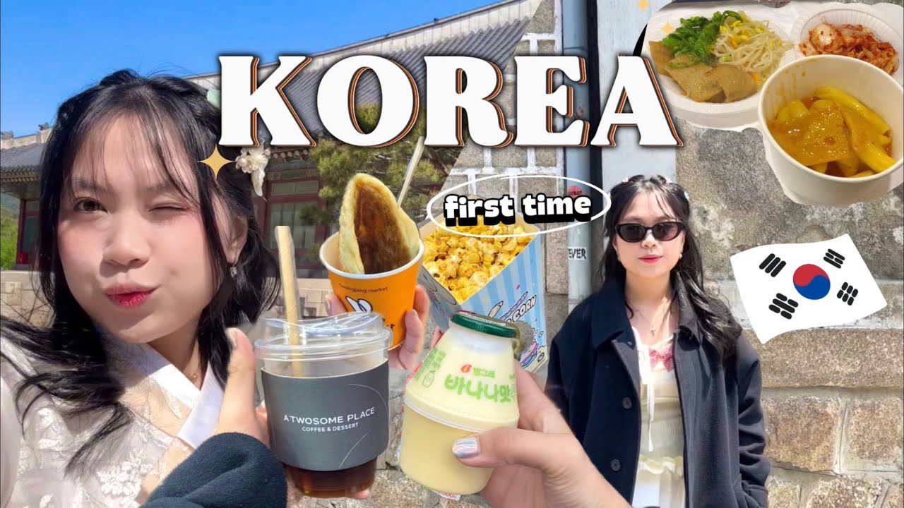 LẦN ĐẦU ĐI HÀN QUỐC 🇰🇷✈️💕// ăn ngon xuất sắc, mặc thử Hanbok,… // Thien Ai