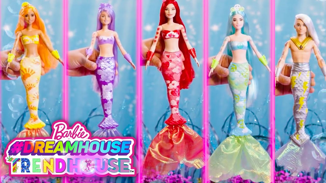 Rainbow Mermaids 🧜‍♀️ & Ice Cream Mystery!🍦| Barbie 