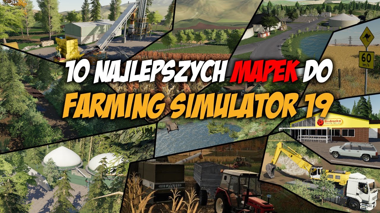 😍 10 NAJLEPSZYCH MAPEK DO  FARMING SIMULATOR 19 😍