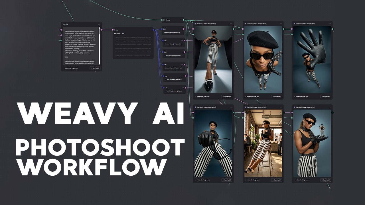 Weavy AI | Photoshoot Workflow