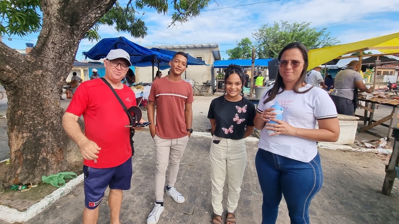 CONHECENDO A FEIRA LIVRE DE SÃO JOSÉ DA COROA GRANDE COM SÉRGIO ARAÚJO