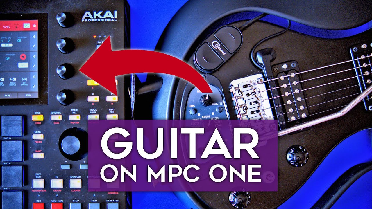 Guitar on Akai MPC One - compressors, amps, effects