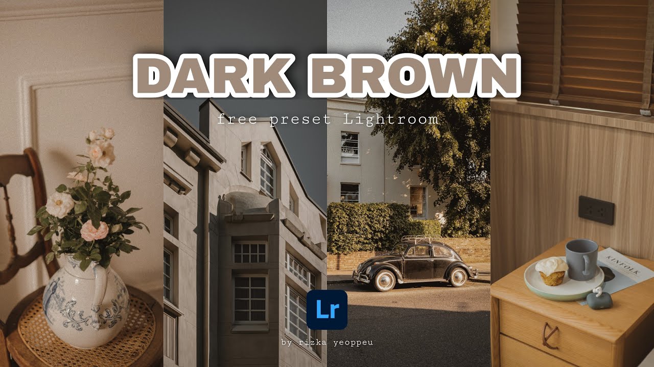 Preset Lightroom Dark Brown | Lightroom Mobile Tutorial and Preset