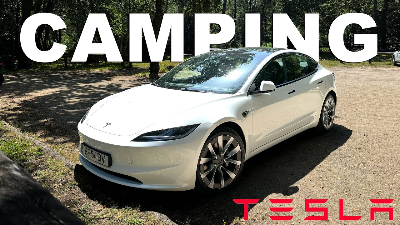 HOW TO: Camp in the new Tesla Model 3 (2024) Highland? | Yeslak Camp Accessories