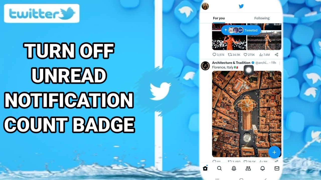 How To Turn Off Unread Notifications Count Badge On Twitter App