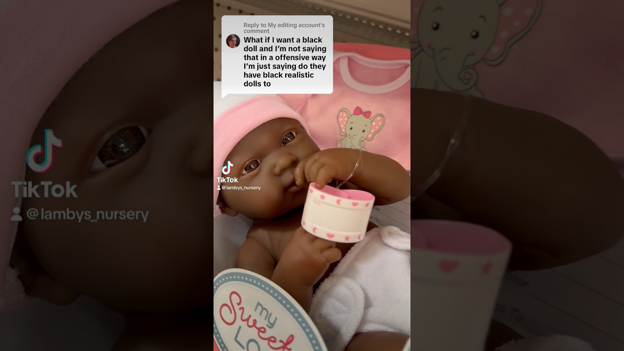 $24 Realistic Black Baby Doll From Walmart