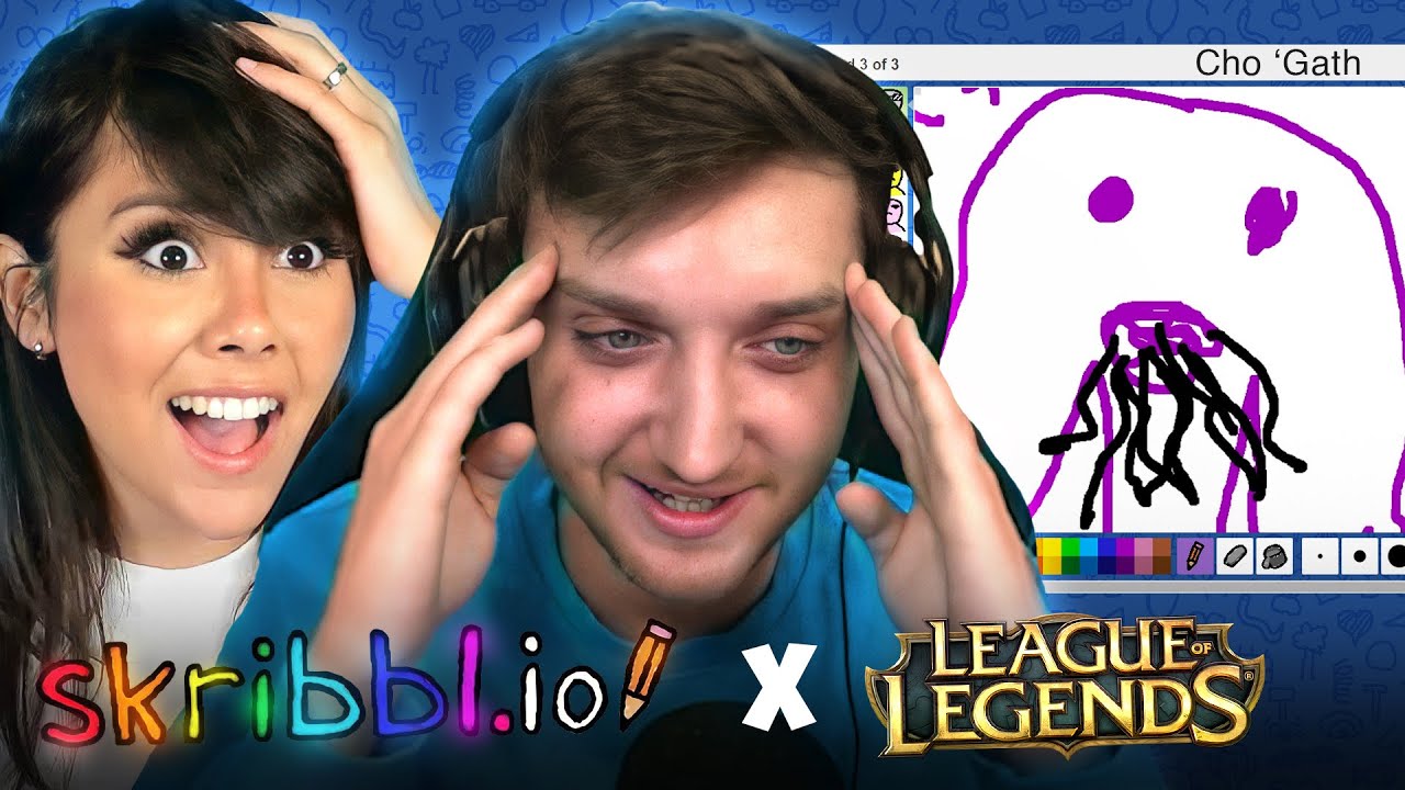 Most Embarrassing Game Ever! LEAGUE OF LEGENDS Drawing Challenge (ft. Neeko, Yassuo, Closer & More)