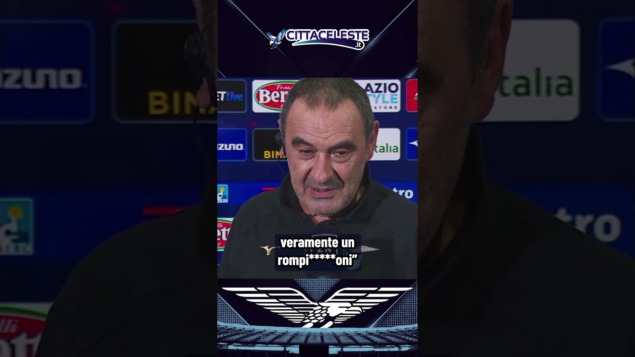 SARRI e il SIPARIETTO CON MOURINHO prima dell'inizio di LAZIO-ROMA 😅