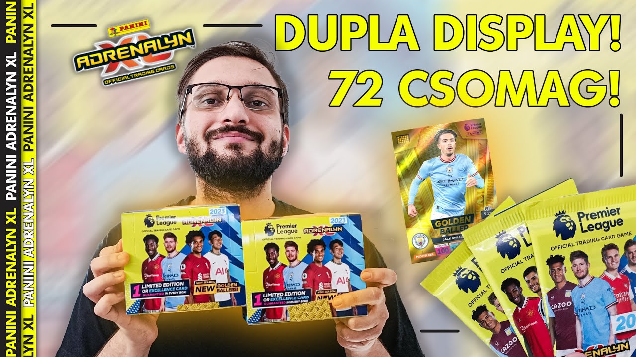 DUPLA DISPLAY! I Panini Adrenalyn XL Premier League 2023