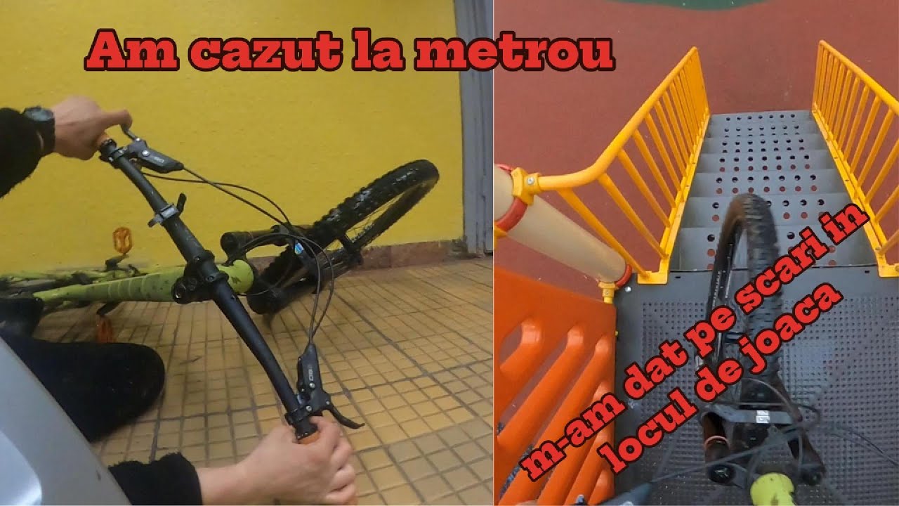 Am cazut la metrou si m-am dat pe scari intr-un loc de joaca