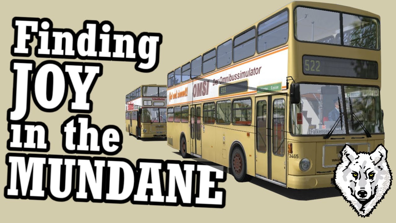 I became captivated by this obscure German bus simulator.
