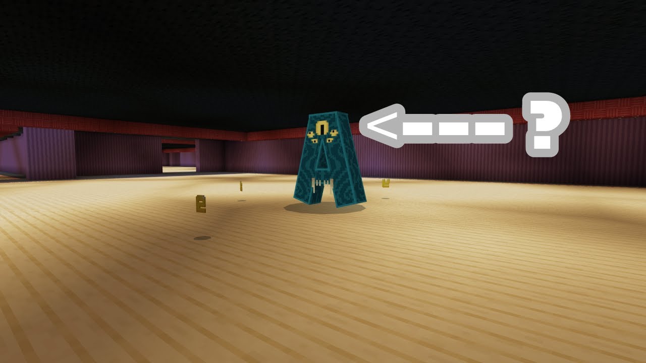 I went to the ALPHABET backrooms! PART 1 (map By Logdotzip)