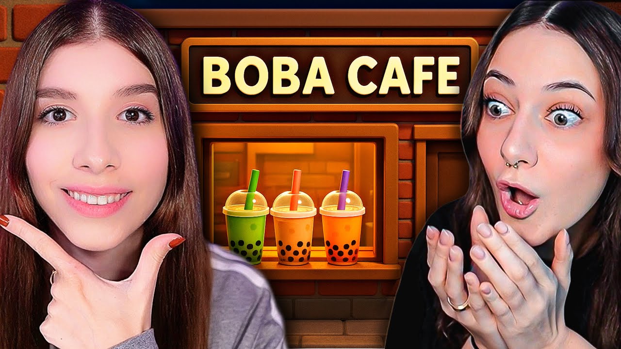 APRIAMO un NEGOZIO DI BUBBLE TEA con QueenGiorgia! 🧋 - Boba Cafe Simulator