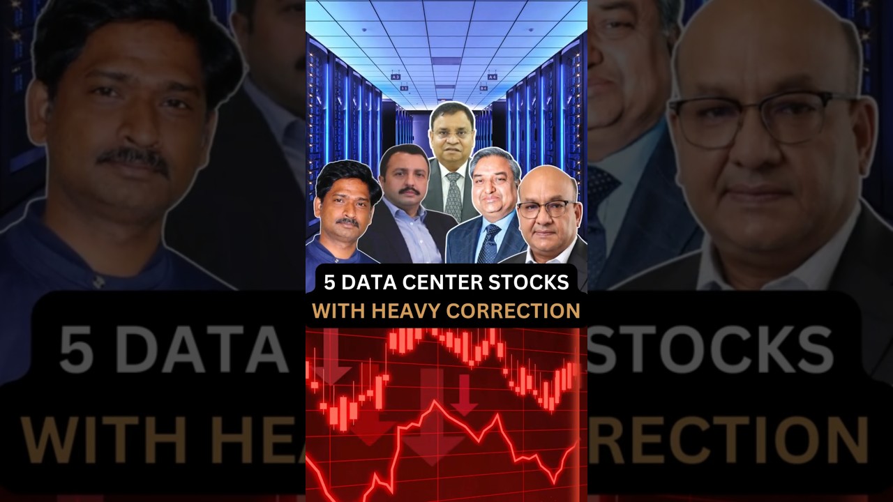 5 DATA CENTER STOCKS WITH HEAVY CORRECTION!