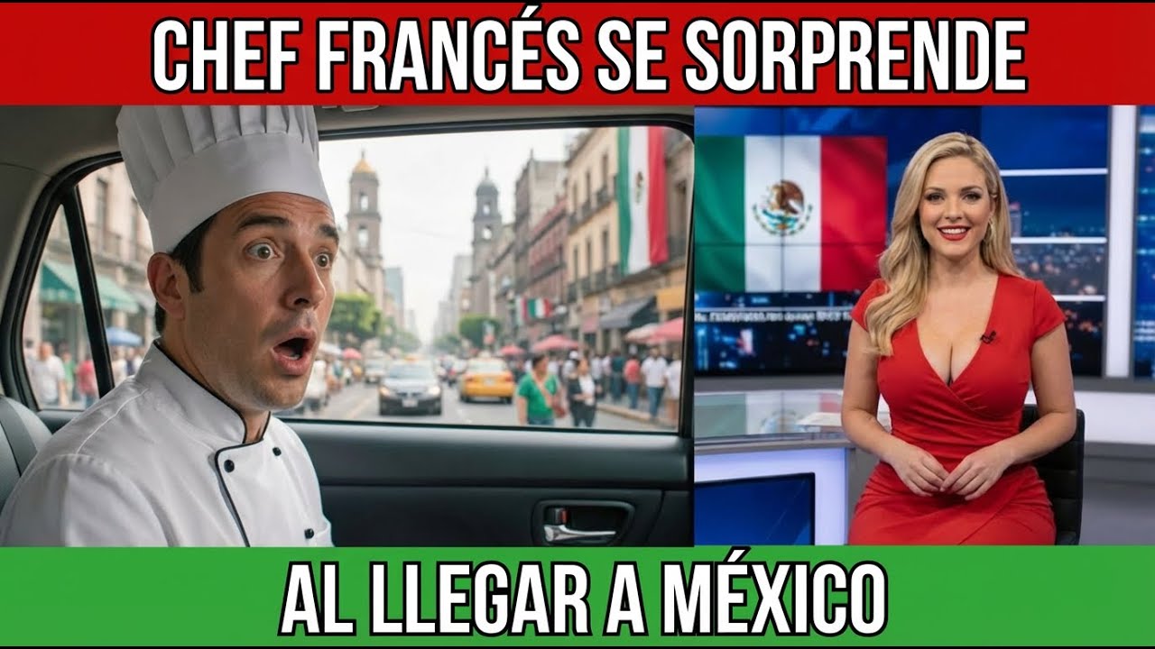 Al llegar a México, este CHEF DE FRANCIA quedo SORPRENDIDO