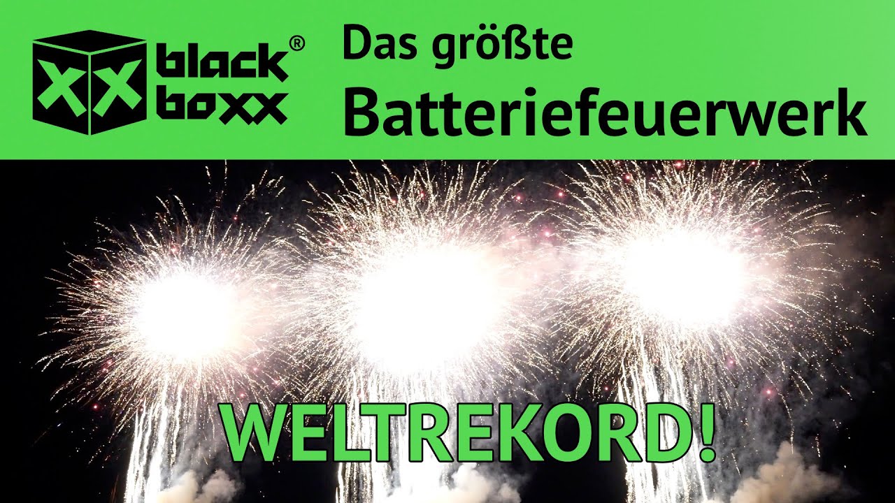 Blackboxx - längste Feuerwerksbatterie der Welt 2023
