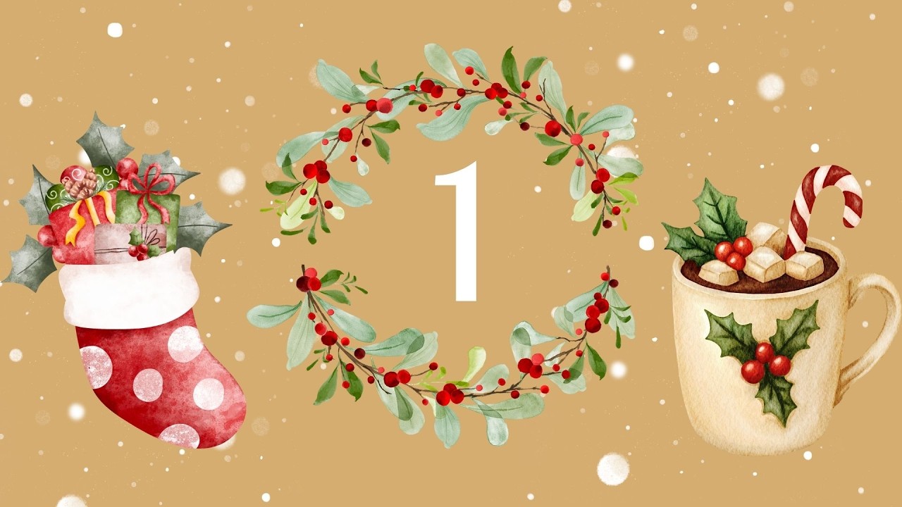 DIY Adventskalender - T&uuml;rchen 1 - Weihnachtskranz h&auml;keln