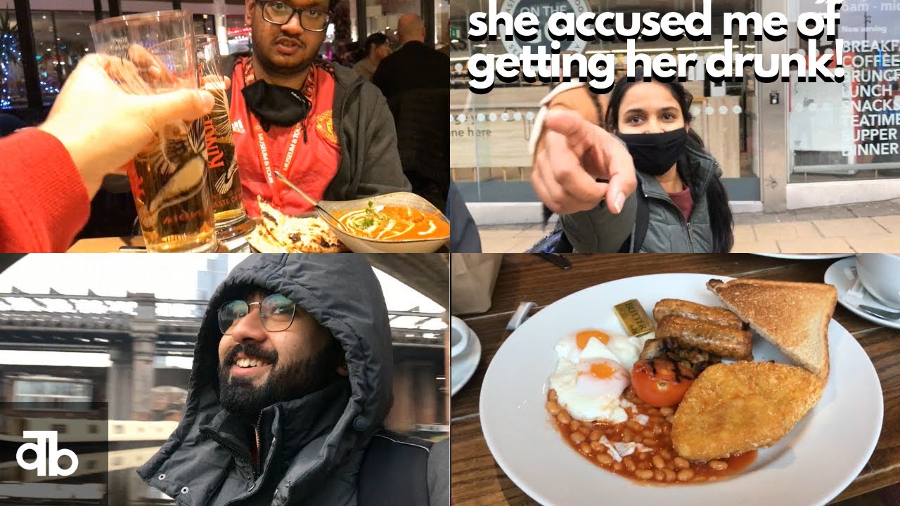 Indian students first time in Manchester! Best Indian dinner & English breakfast in MCR | Warad Bhat