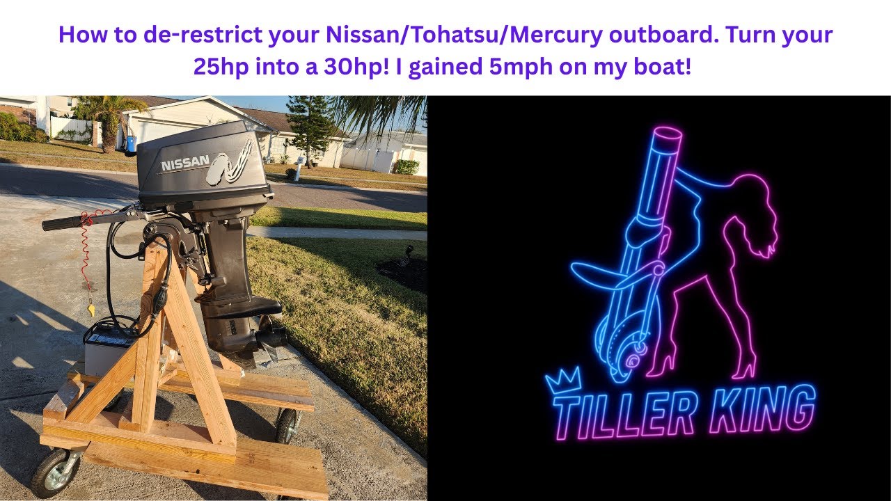 Turn your Nissan/Tohatsu/Mercury from 25hp to 30hp!