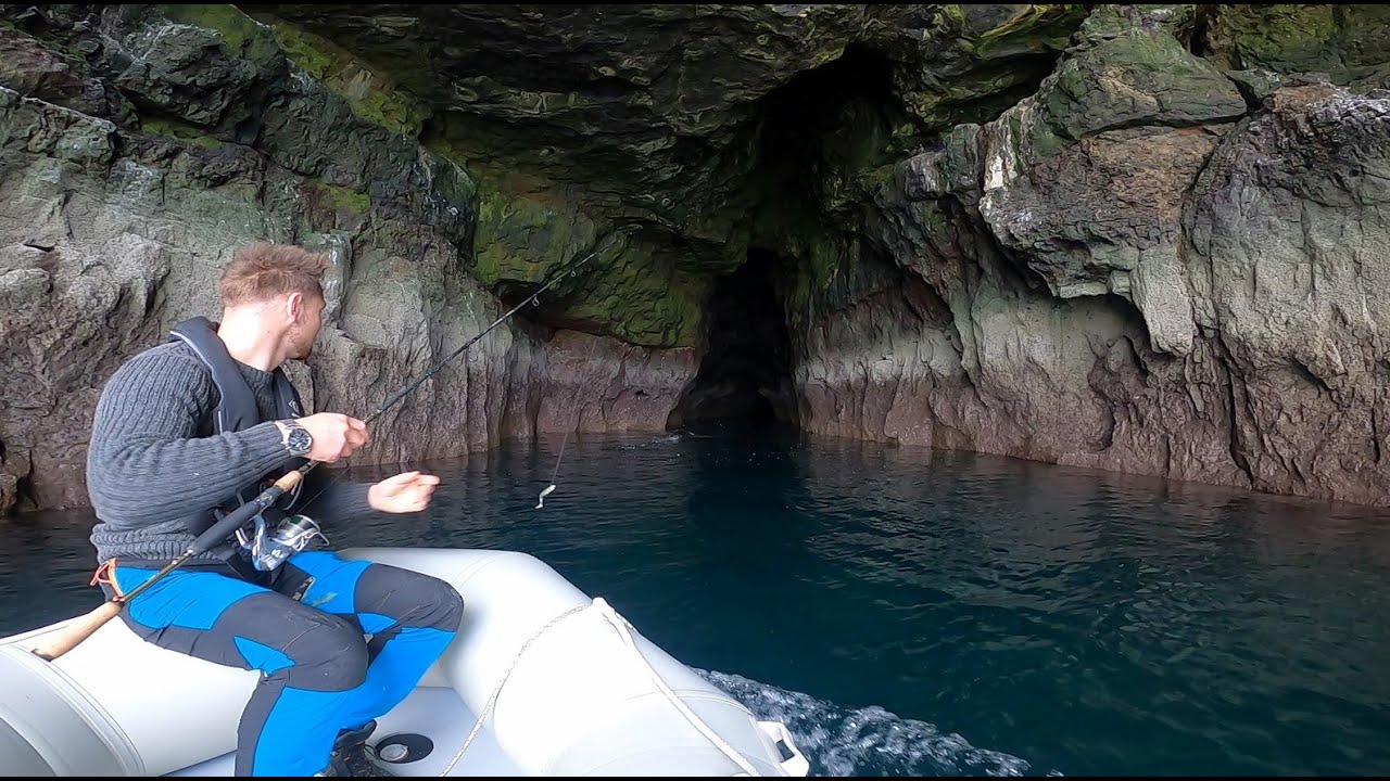 Isle of Skye Fishing and exploring Sea caves (5 species caught)