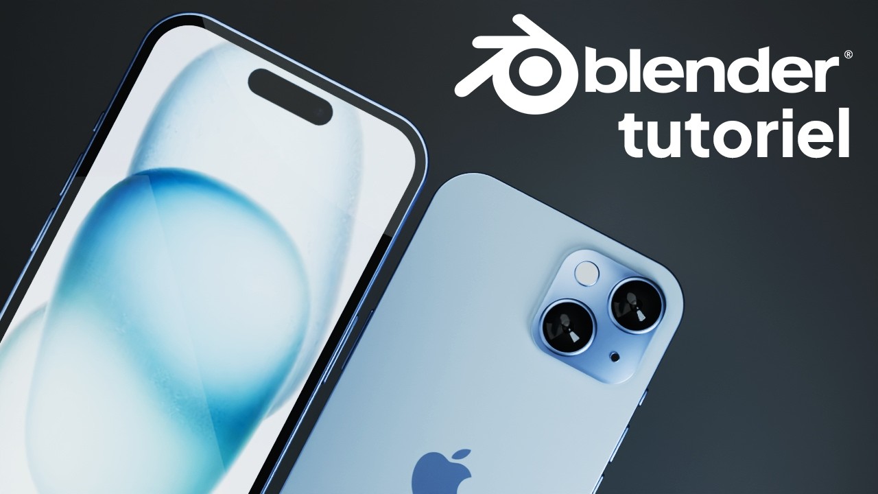 Tuto complet - Faire un téléphone réaliste en 3D sur Blender