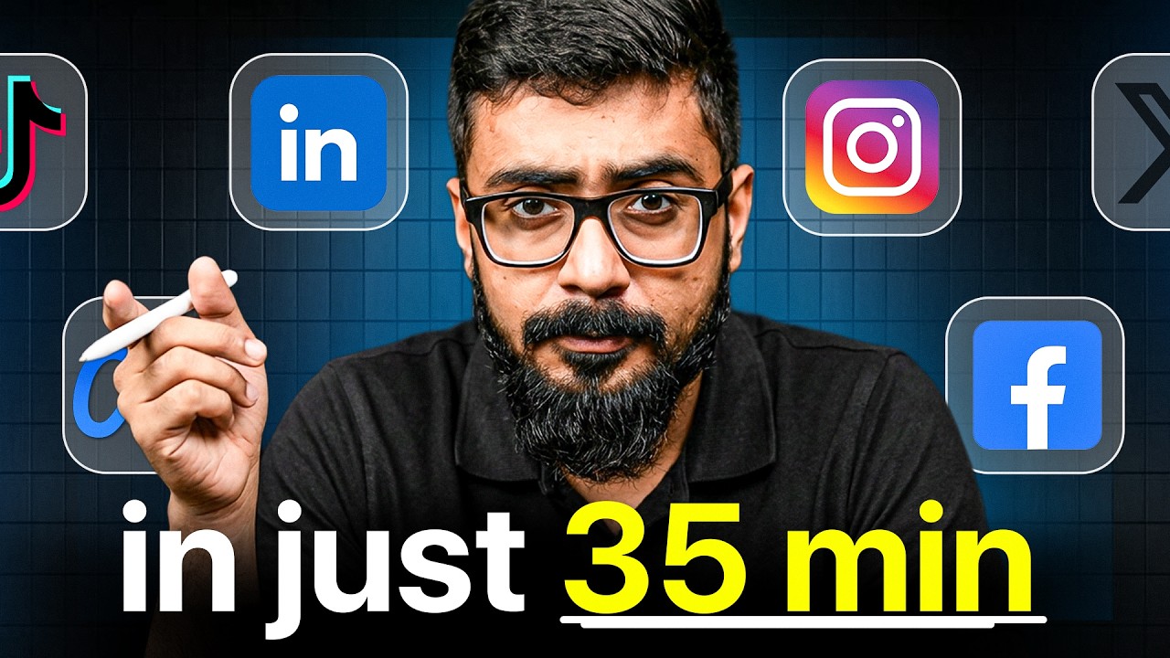 Full Social Media Marketing Strategy in Just 35 Mints | Grow Your Business Fast