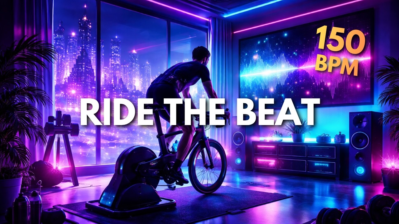 Indoor Cycling Spinning Music #3 | 150 bpm | 2.5 hours | Copyright free | Perfect for Zwift Workouts
