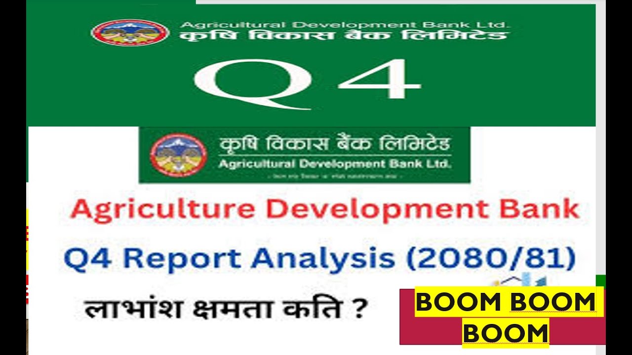 कृषि विकास बैंक, ADBL Analysis Q4 2081// Dividend 20% Sure-Shot?/Nepal /Best among Commercial Bank?