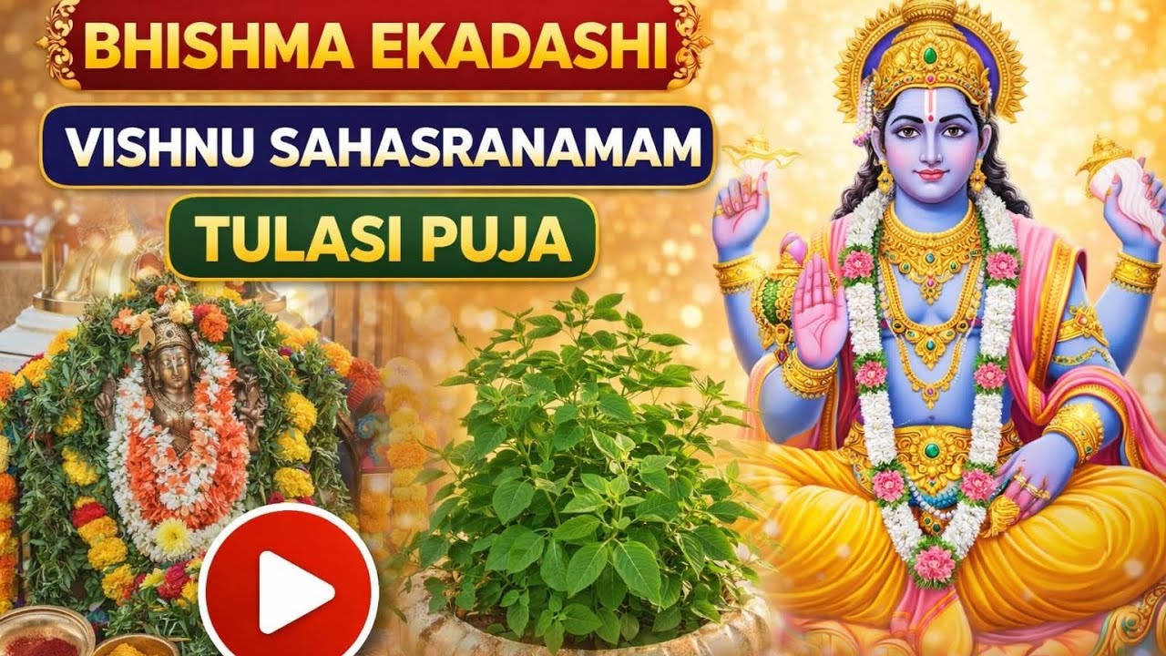Bhishma ekadasi special 🙏🙏#thulasipooja #vishnusahasranamam 🙏🙏🙏#devotionalvibes
