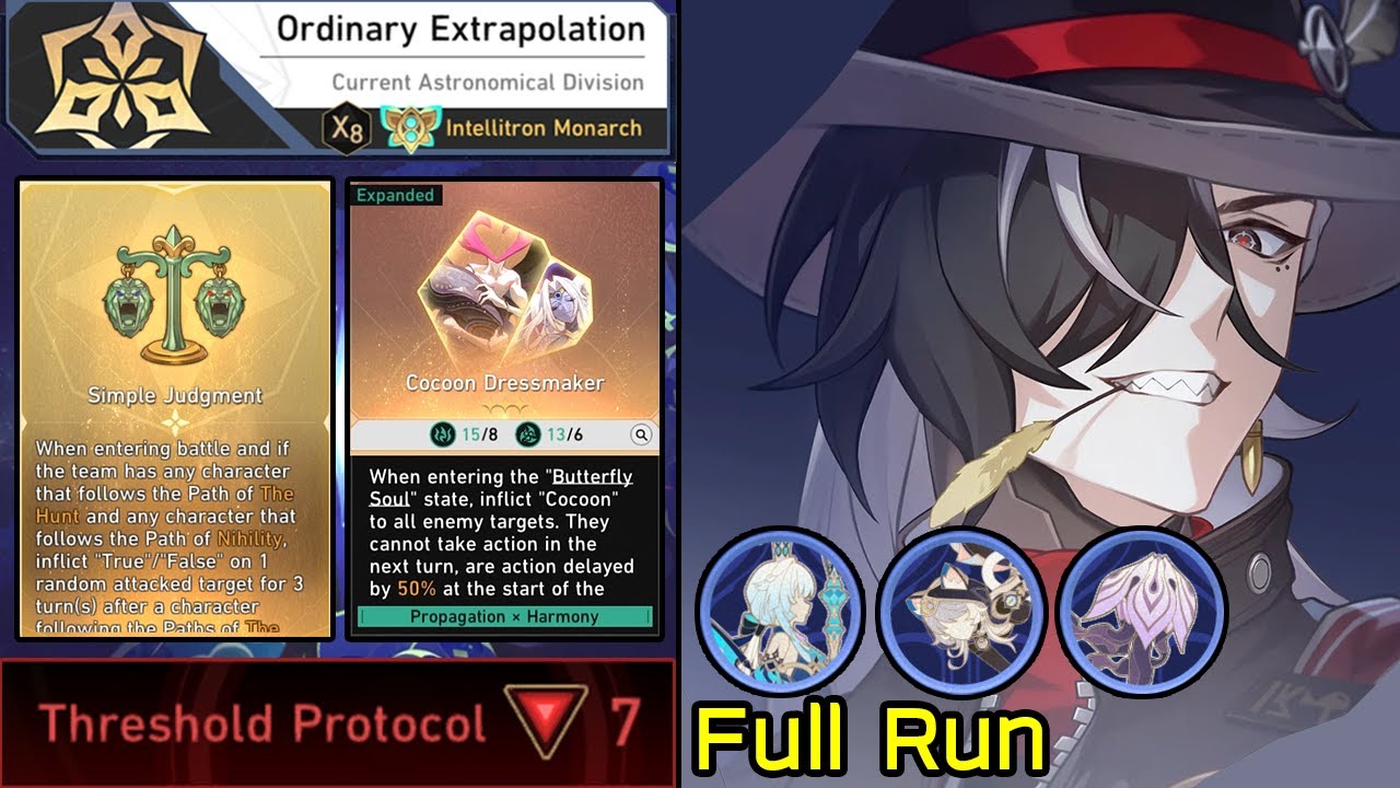 Boothill Propagation Path with Buffed Cocoon Dressmaker Full Run | DU Protean Hero Protocol 7