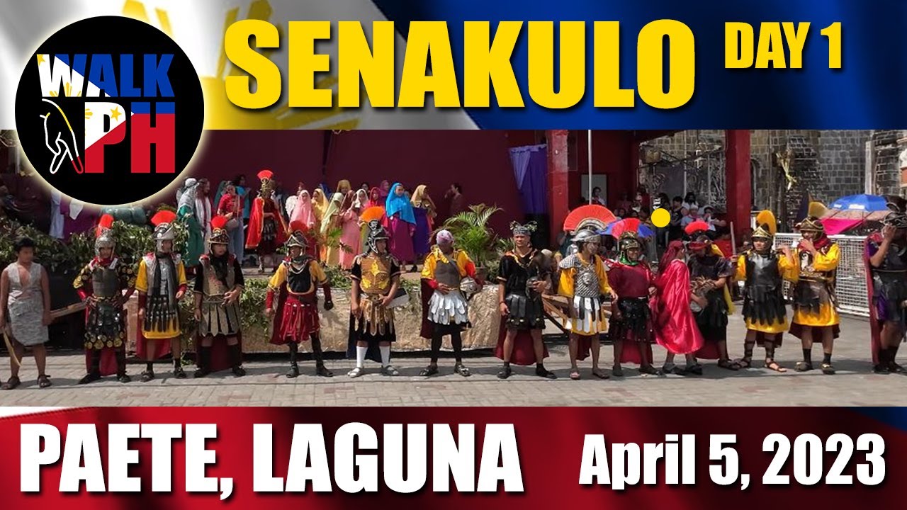Day 1 of the Senakulo ng Paete, Laguna, April 5, 2023